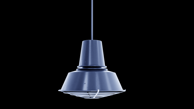a roof lamp 3D मॉडल .c4d .max .obj .3ds .fbx .stl .blend 