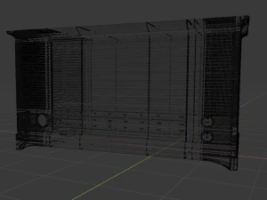 a retro radio 3D Model