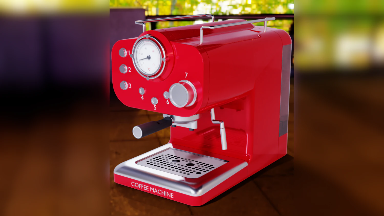 coffee machine 3D Model .c4d .max .obj .3ds .fbx .stl .blend