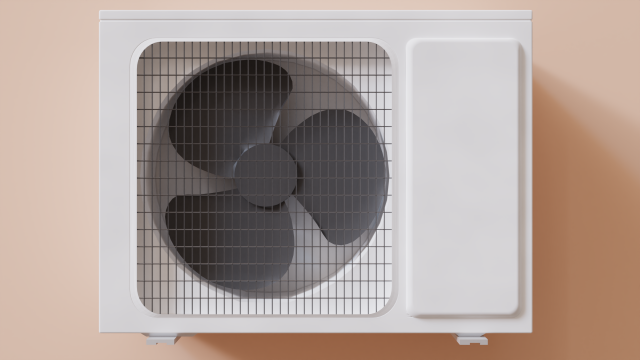 Split System GU-A24H 3D Model .c4d .max .obj .3ds .fbx .stl .blend 