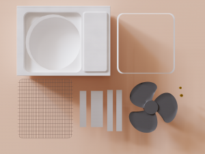 Split System GU-A24H 3D Model