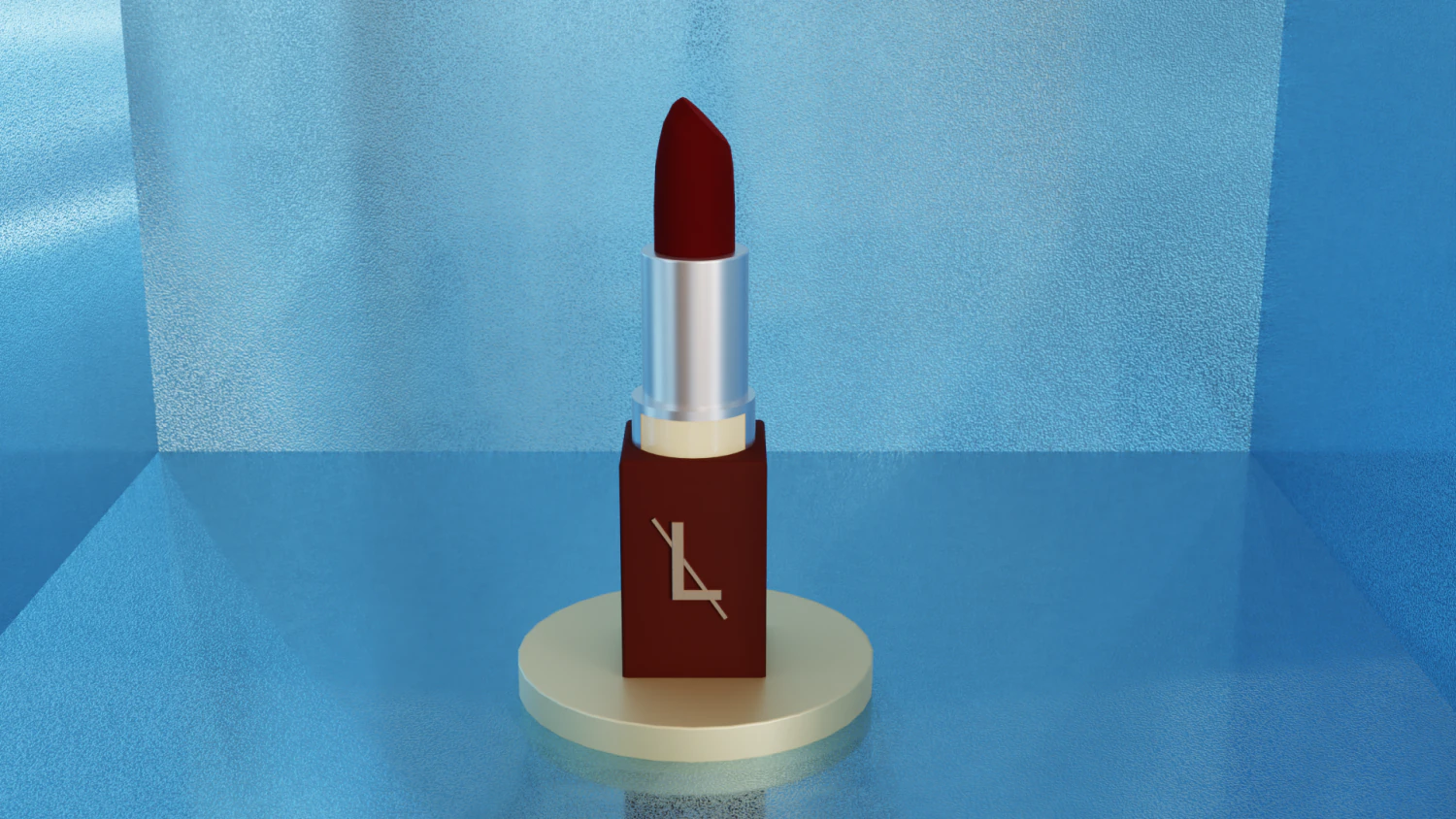 Помада Любовь 3D Модель .c4d .max .obj .3ds .fbx .stl .blend