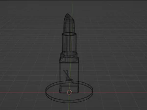 Помада Любовь 3D Модель