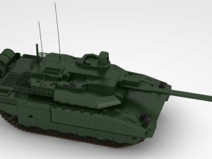 mbt amx 56 leclerc 3D Model