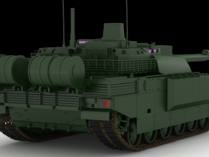 mbt amx 56 leclerc 3D Model