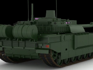 mbt amx 56 leclerc 3D Model