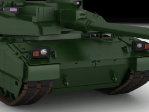 mbt amx 56 leclerc 3D Model