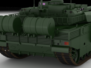 mbt amx 56 leclerc 3D Model