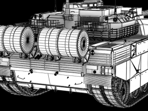 mbt amx 56 leclerc 3D Model