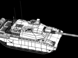 mbt amx 56 leclerc 3D Model
