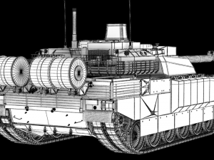mbt amx 56 leclerc 3D Model