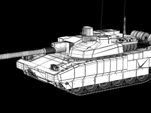 mbt amx 56 leclerc 3D Model