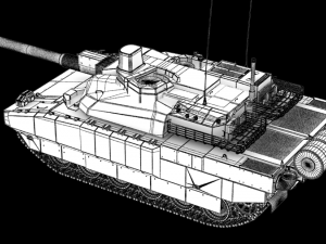 mbt amx 56 leclerc 3D Model