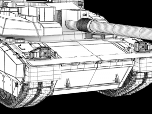 mbt amx 56 leclerc 3D Model