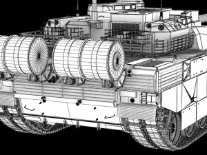 mbt amx 56 leclerc 3D Model