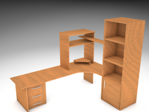 multifunctional desk 3D 模型