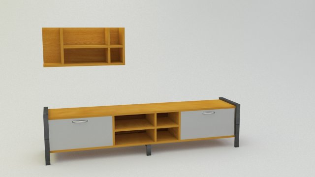 tv commode 3D 模型 .c4d .max .obj .3ds .fbx .stl .blend 
