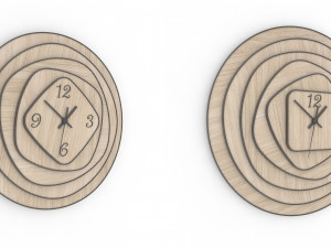 modern clock 3Dモデル