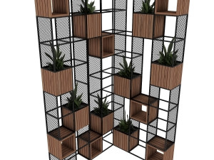 plant shelf 3D 模型