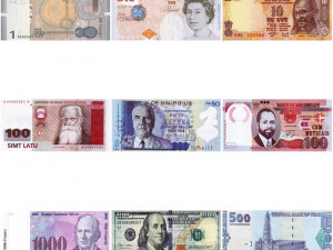59 countries money CG テクスチャ