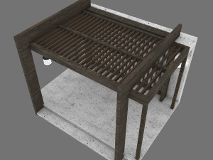 alcove Modèle 3D