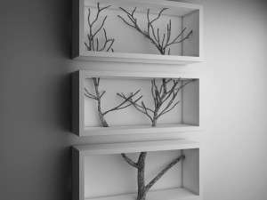 tree tablo decor 3D Model