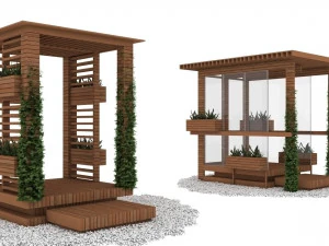 alcove fountain 3D Model