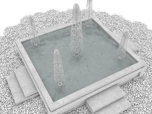 alcove fountain 3D Model
