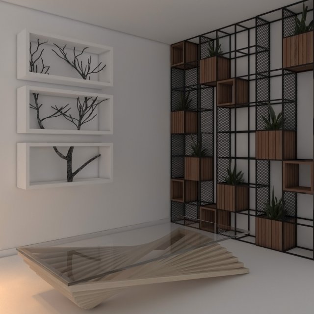 modern room decoration 3Dモデル .c4d .max .obj .3ds .fbx .stl .blend 