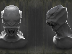 monster head 3D 모델