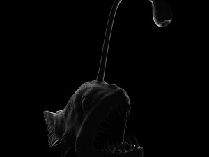 scary fish Modèle 3D