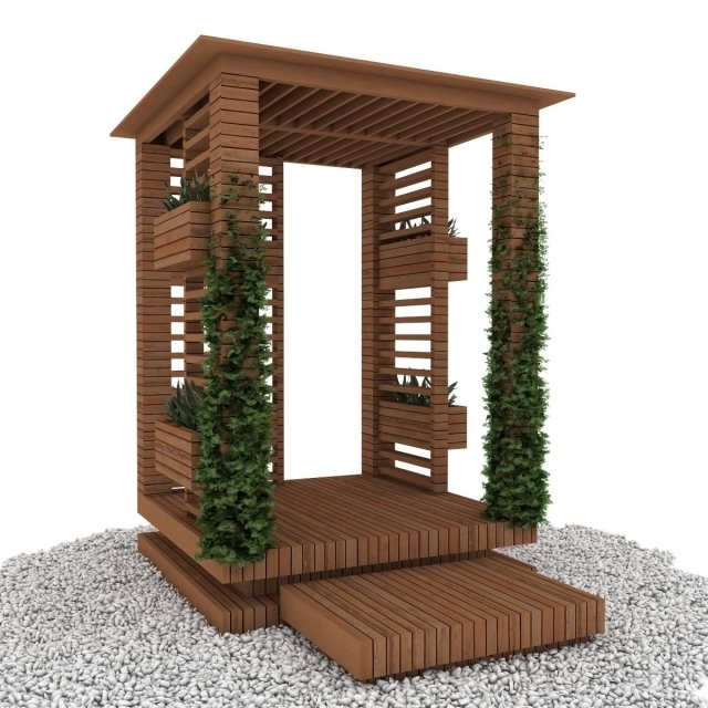 alcove 3Dモデル .c4d .max .obj .3ds .fbx .stl .blend 