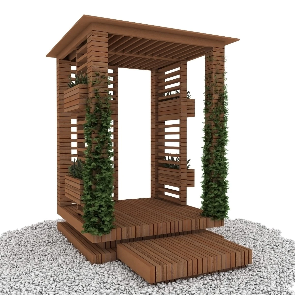 alcove 3D Model .c4d .max .obj .3ds .fbx .stl .blend 