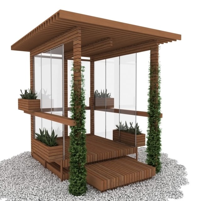 alcove 3D Model .c4d .max .obj .3ds .fbx .stl .blend 