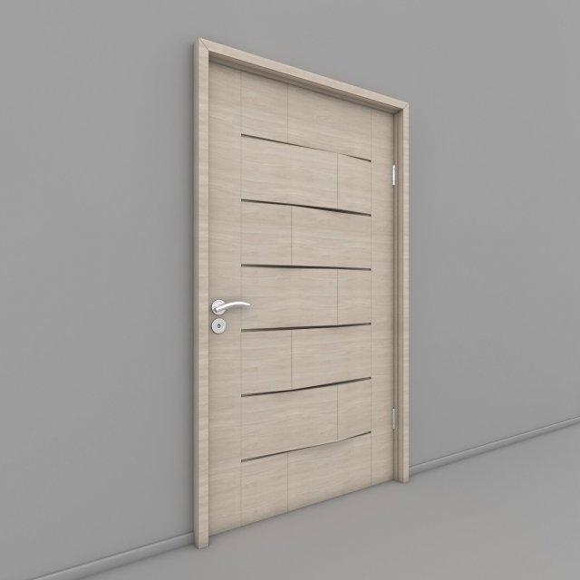 wooden door Modèle 3D .c4d .max .obj .3ds .fbx .stl .blend 