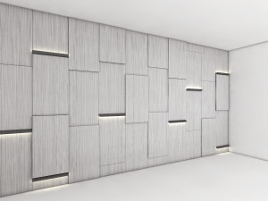 decorative light wall 3D Model