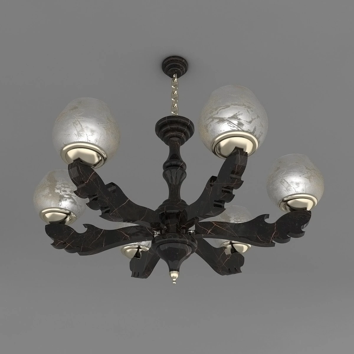 decorative classic ceiling light 3D Model .c4d .max .obj .3ds .fbx .stl .blend 