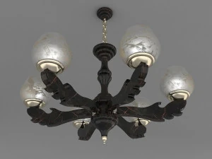 plafoniera classica decorativa Modello 3D