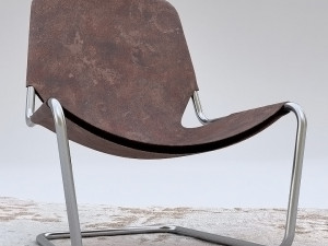 modern chair and table Modèle 3D