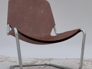 modern chair and table Modèle 3D