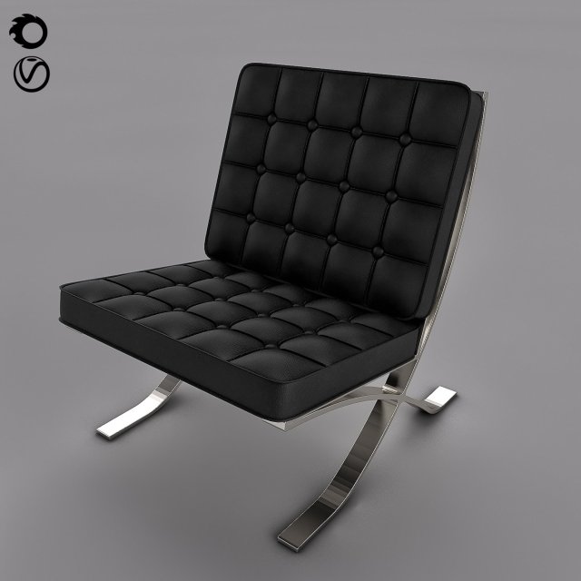 arm chair 3D Model .c4d .max .obj .3ds .fbx .stl .blend