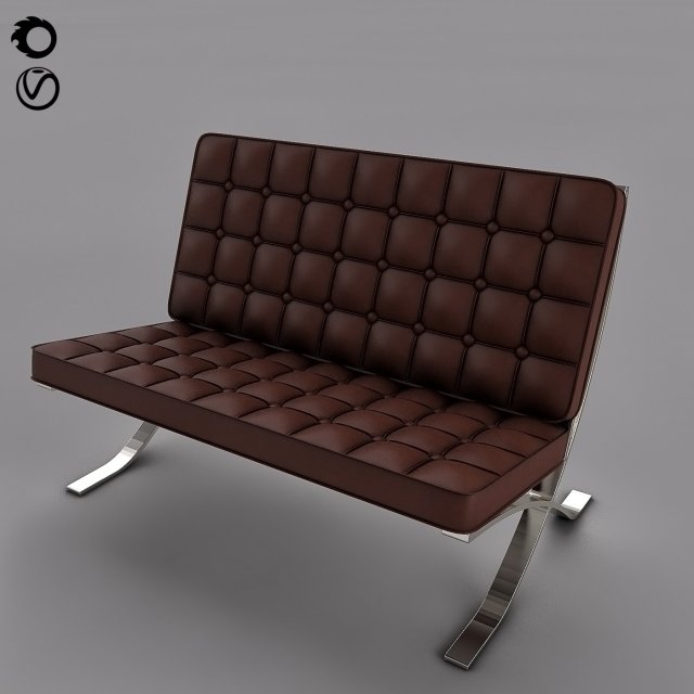 arm chair 3D Model .c4d .max .obj .3ds .fbx .stl .blend 
