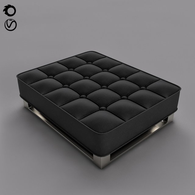 foot rest arm chair 3Dモデル .c4d .max .obj .3ds .fbx .stl .blend