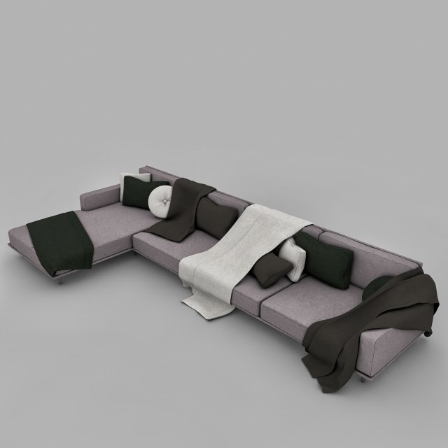 sofa seat Modello 3D .c4d .max .obj .3ds .fbx .stl .blend
