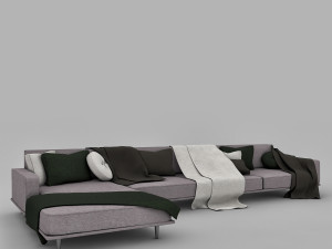 sofa seat Modello 3D