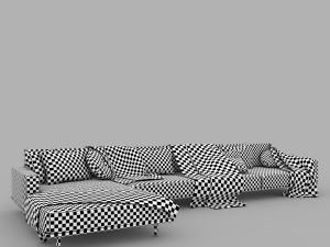 sofa seat Modello 3D