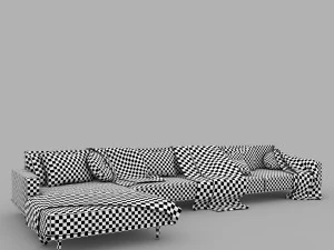 sofa seat 3D Model