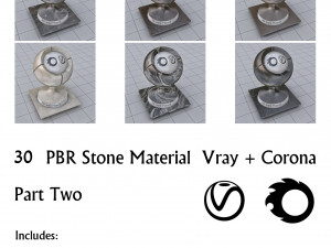 30 pbr stone materials part 2 CG Textures
