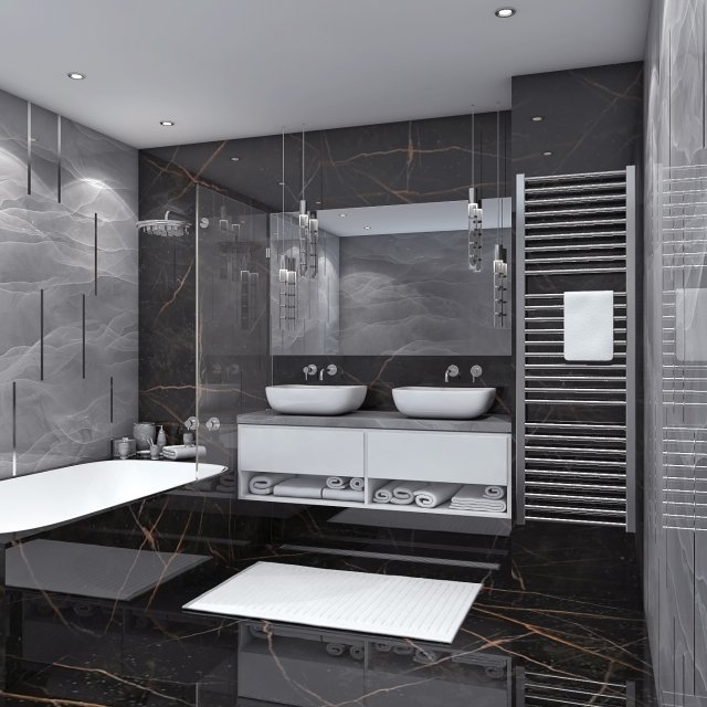 bathroom 3Dモデル .c4d .max .obj .3ds .fbx .stl .blend 