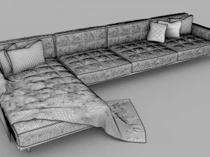 sofa seat 3D Model
